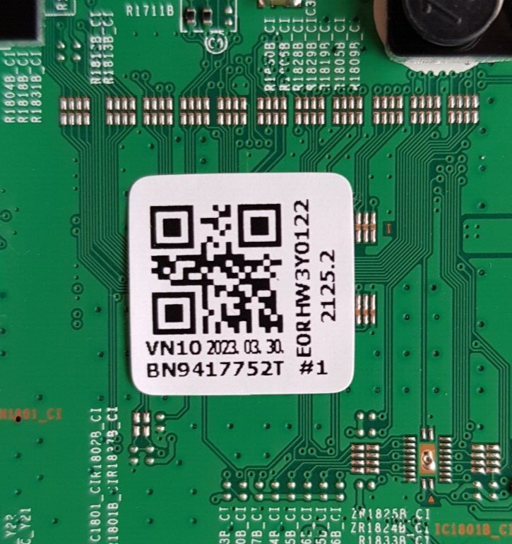 GENUINE SAMSUNG HG55AU800AWXXY (VER CA01) MAIN BOARD BN94-17752T