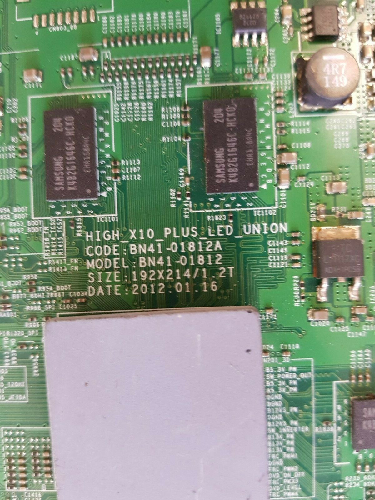 GENUINE SAMSUNG UA40ES5500 MAIN BOARD BN94-05561L BN41-01812A 120402