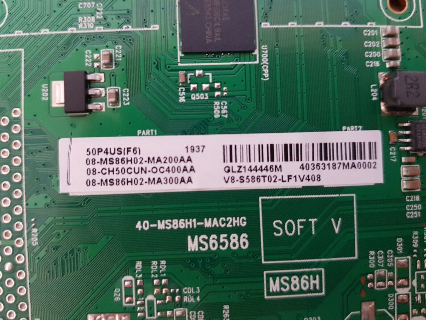 GENUINE TCL 50P4US (F6) MAIN BOARD