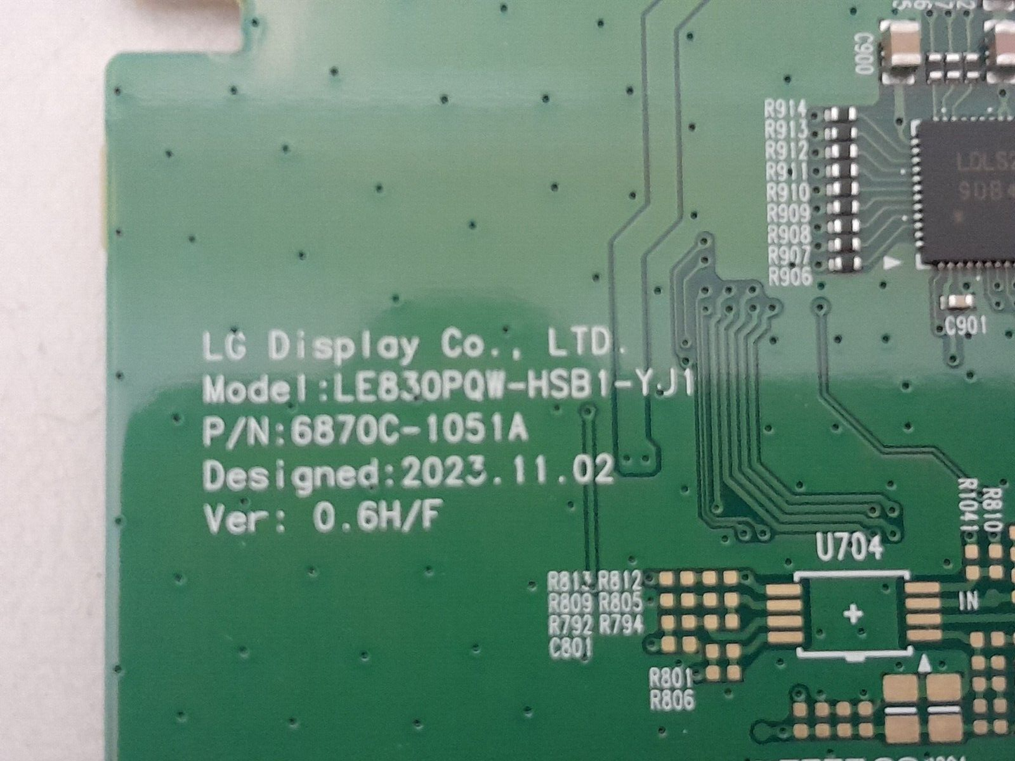 GENUINE SAMSUNG OLED QA77S90DAE (VER-WA01) T CON BOARD 6871L-1051A