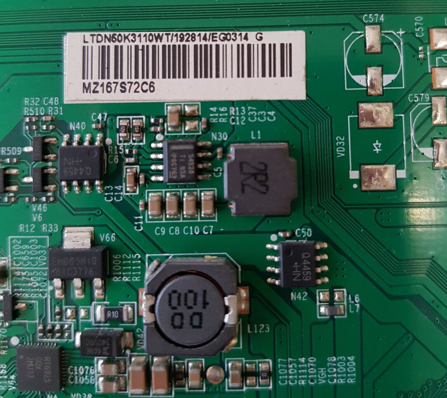 GENUINE HISENSE 50K3110PW MAIN BOARD RSAG7.820.6526 LTDN50K3110WT 192814 EG0314