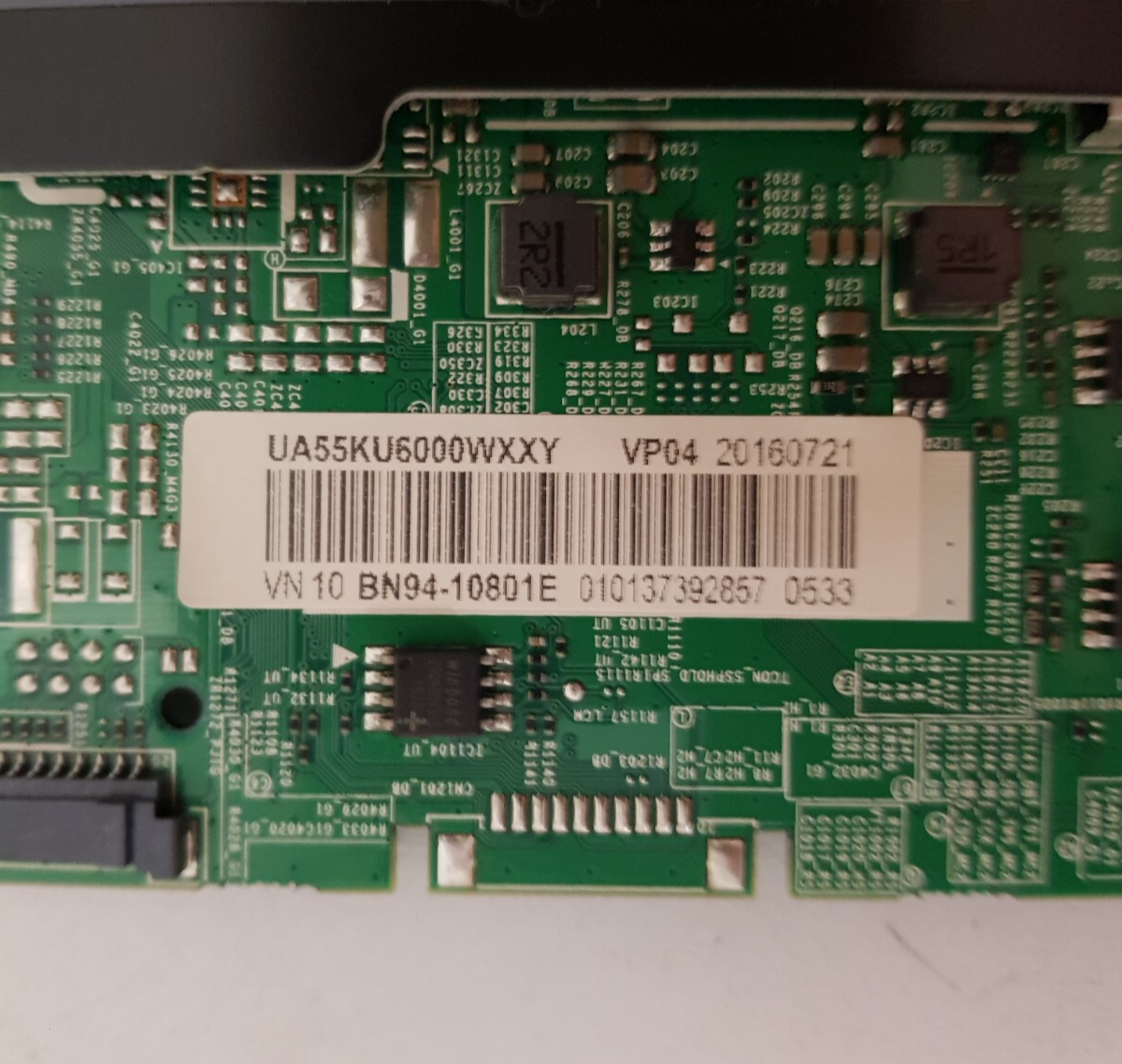 GENUINE SAMSUNG UA55KU6000 WXXY (VER CA01) MAIN BOARD BN94-10801E