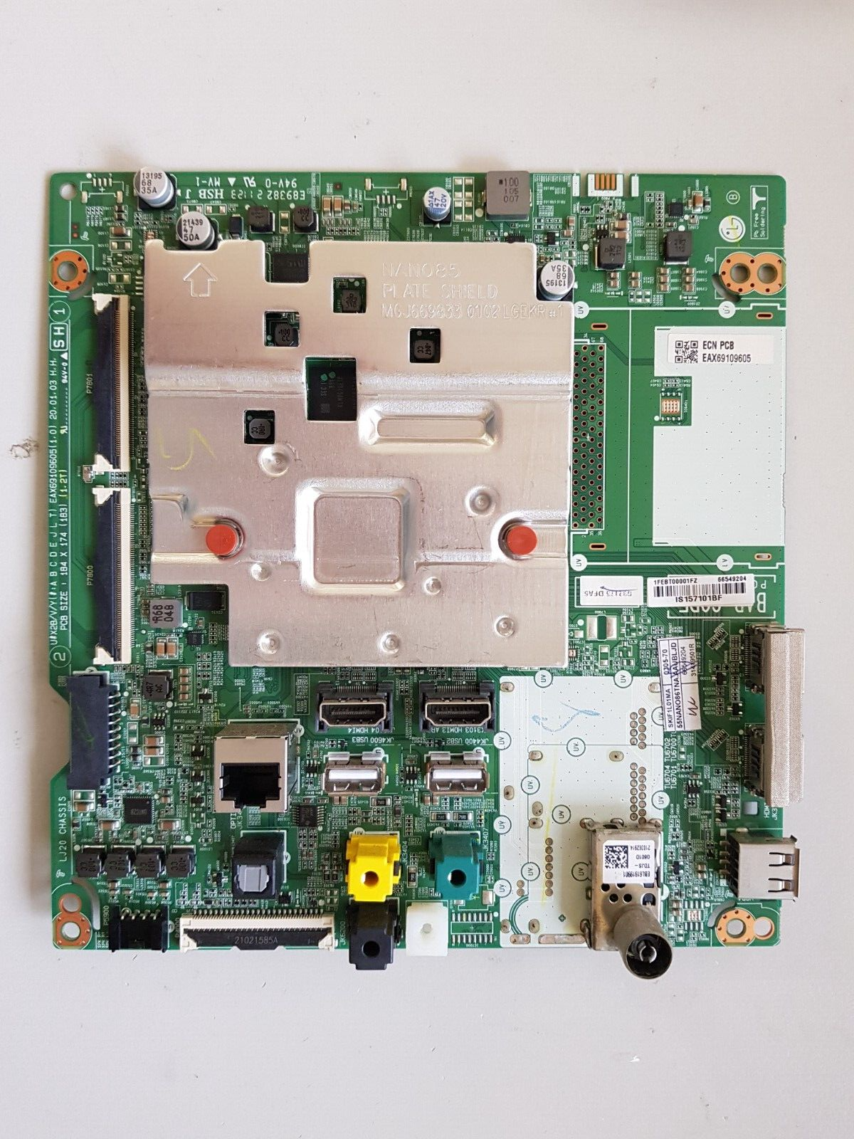GENUINE LG 55NANO86TNA.AAUBLJD MAIN BOARD EAX69109605 (1.0) 66549204