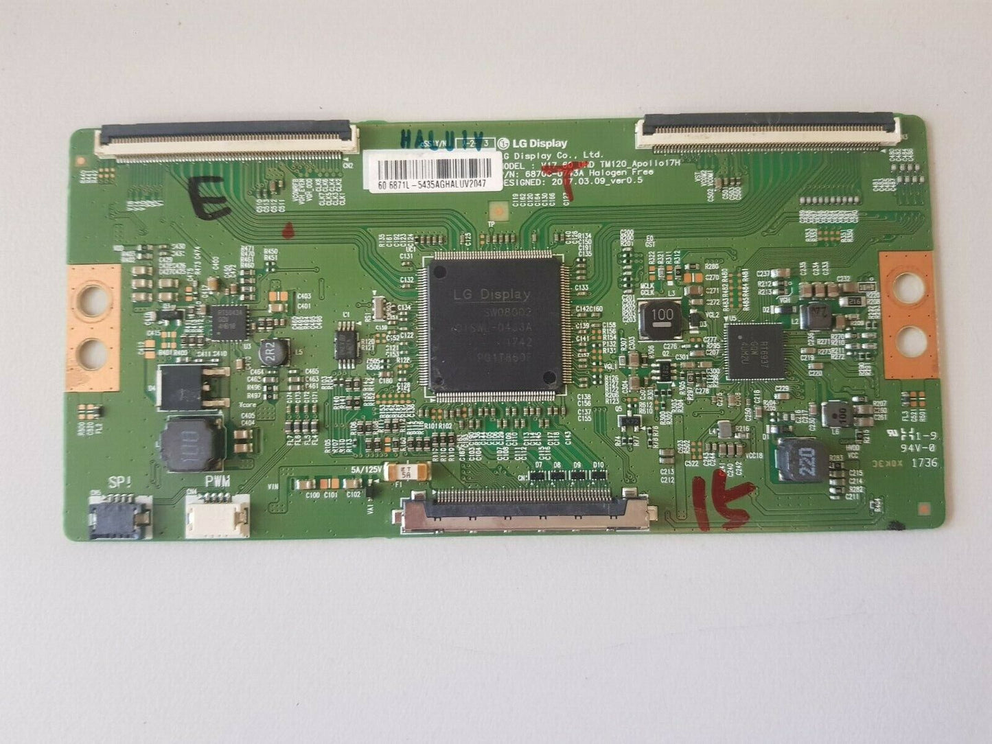 GENUINE HISENSE HD600N3U22 T-CON BOARD 6871L-5435A 6870C-0743A