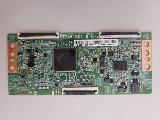 GENUINE TCL 75P715 T-CON BOARD ST7461D01-6-C-2