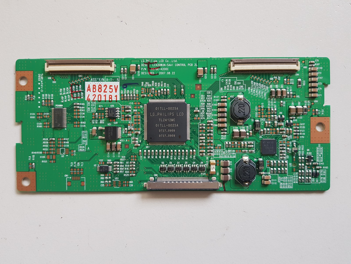 GENUINE LG 42LG60FD T-CON BOARD 6871L-4201B 6870C-4200C