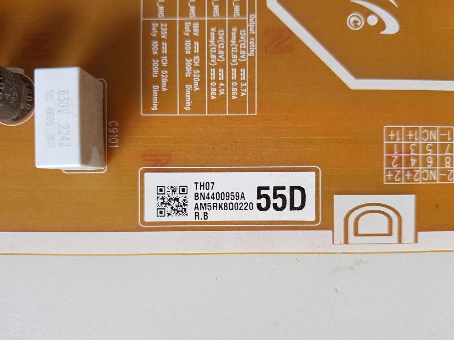 GENUINE SAMSUNG UA55LS03NAW POWER SUPPLY BOARD BN44-00959A L55F6_NHS