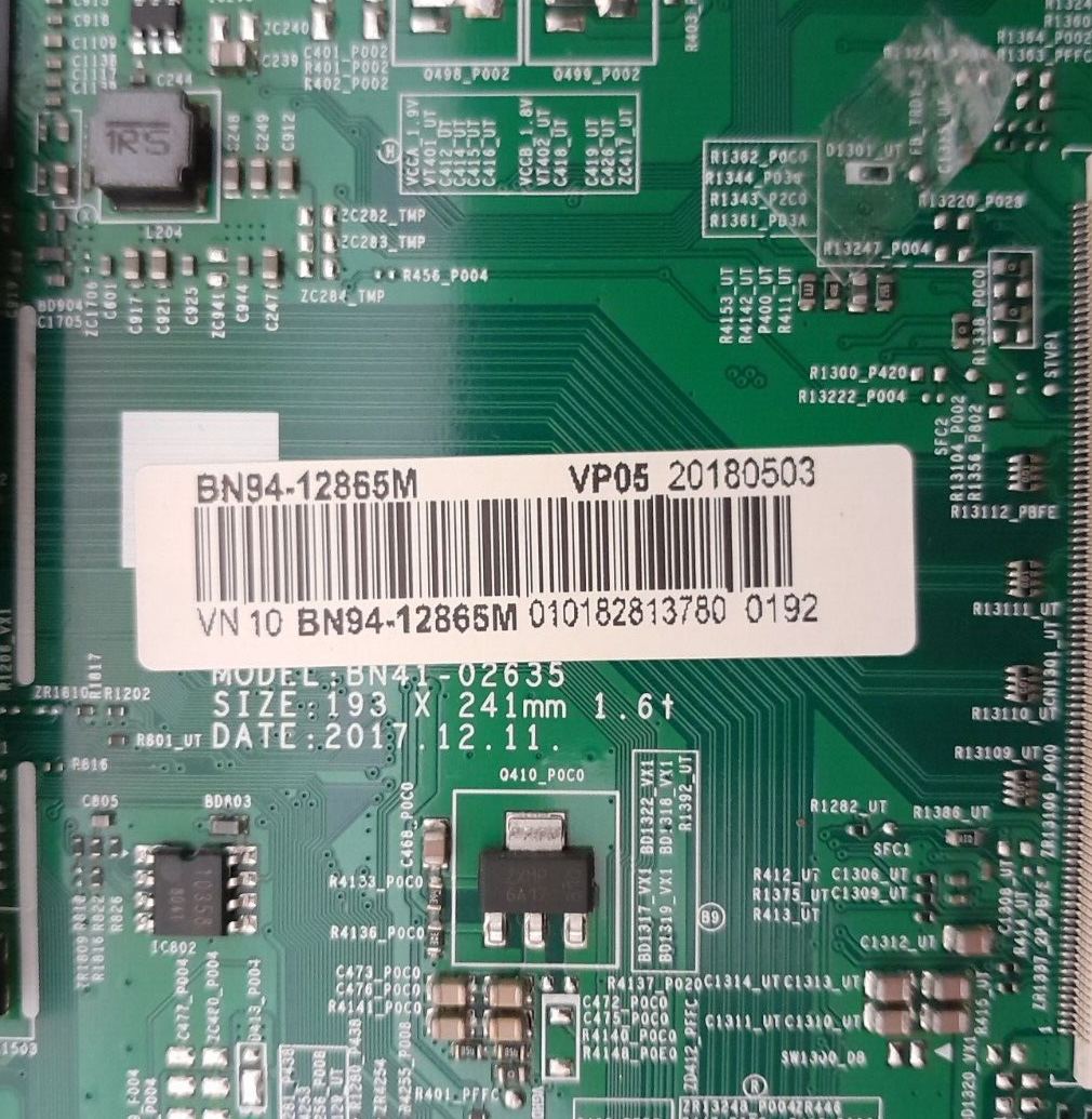 GENUINE SAMSUNG UA75NU7100 MAIN BOARD BN94-12865M