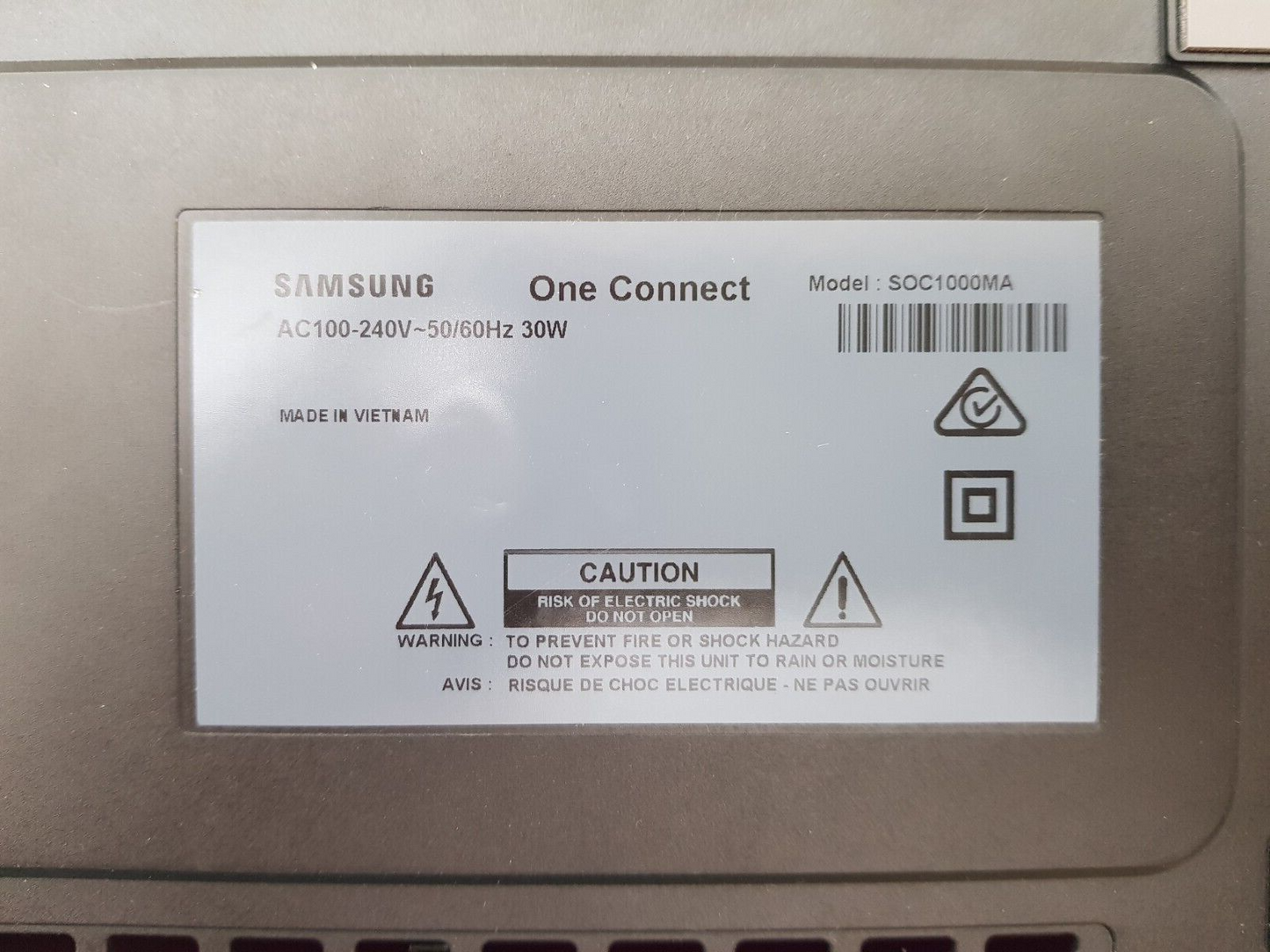 GENUINE SAMSUNG QA75Q7FAMWXXY (VER FA01) ONE CONNECT BOX SOC1000MA BN95-03854A