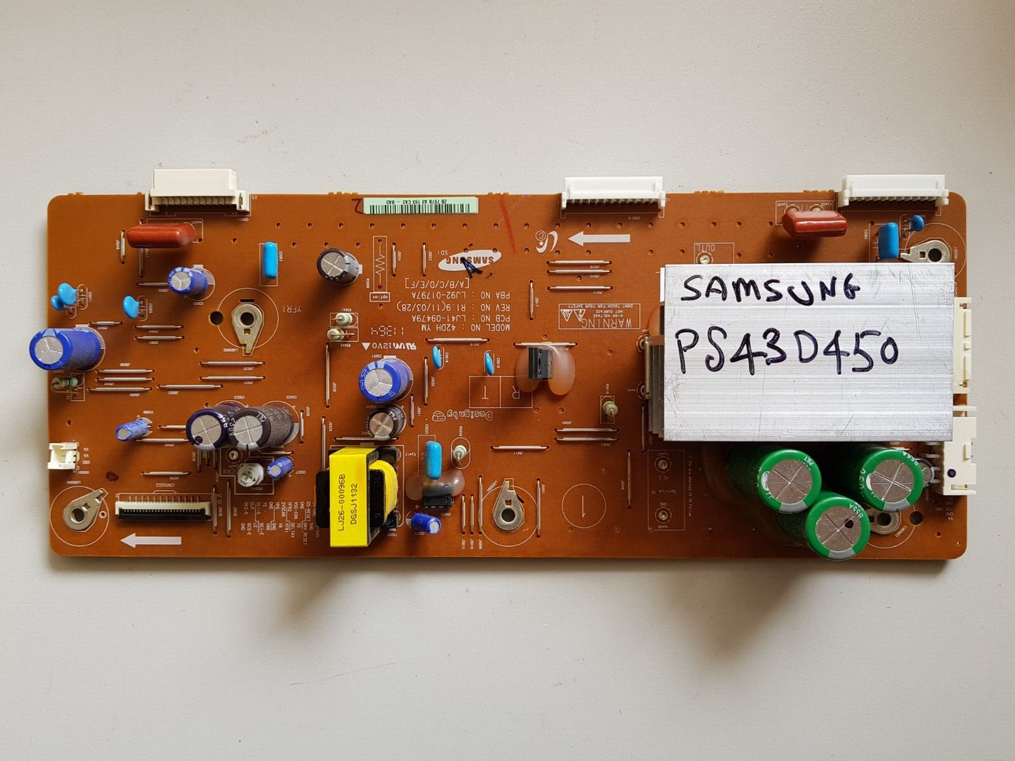 GENUINE SAMSUNG PS43D450 Y-MAIN BOARD LJ41-09479A LJ92-01797A