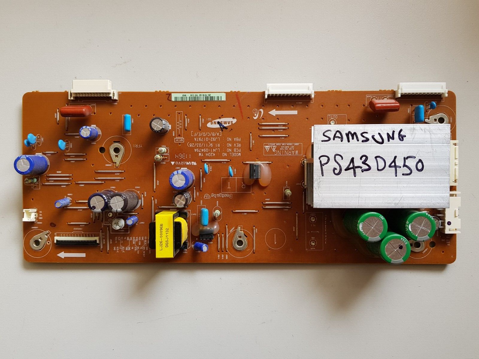 GENUINE SAMSUNG PS43D450 Y-MAIN BOARD LJ41-09479A LJ92-01797A