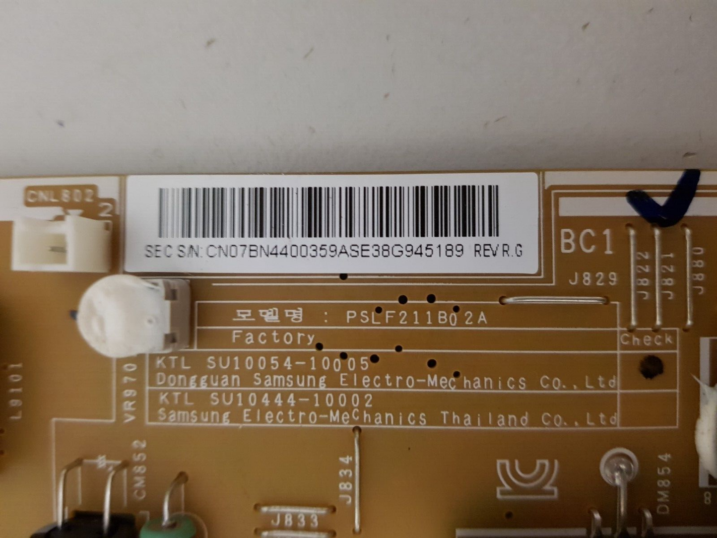 GENUINE SAMSUNG UA55C6900 POWER SUPPLY BOARD BN44-00359A