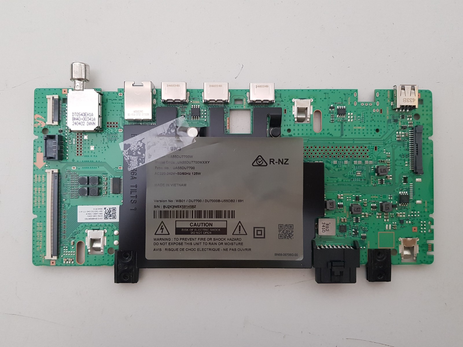 GENUINE SAMSUNG UA55DU7700 WXXY (VER WB01) MAIN BOARD BN96-58676G