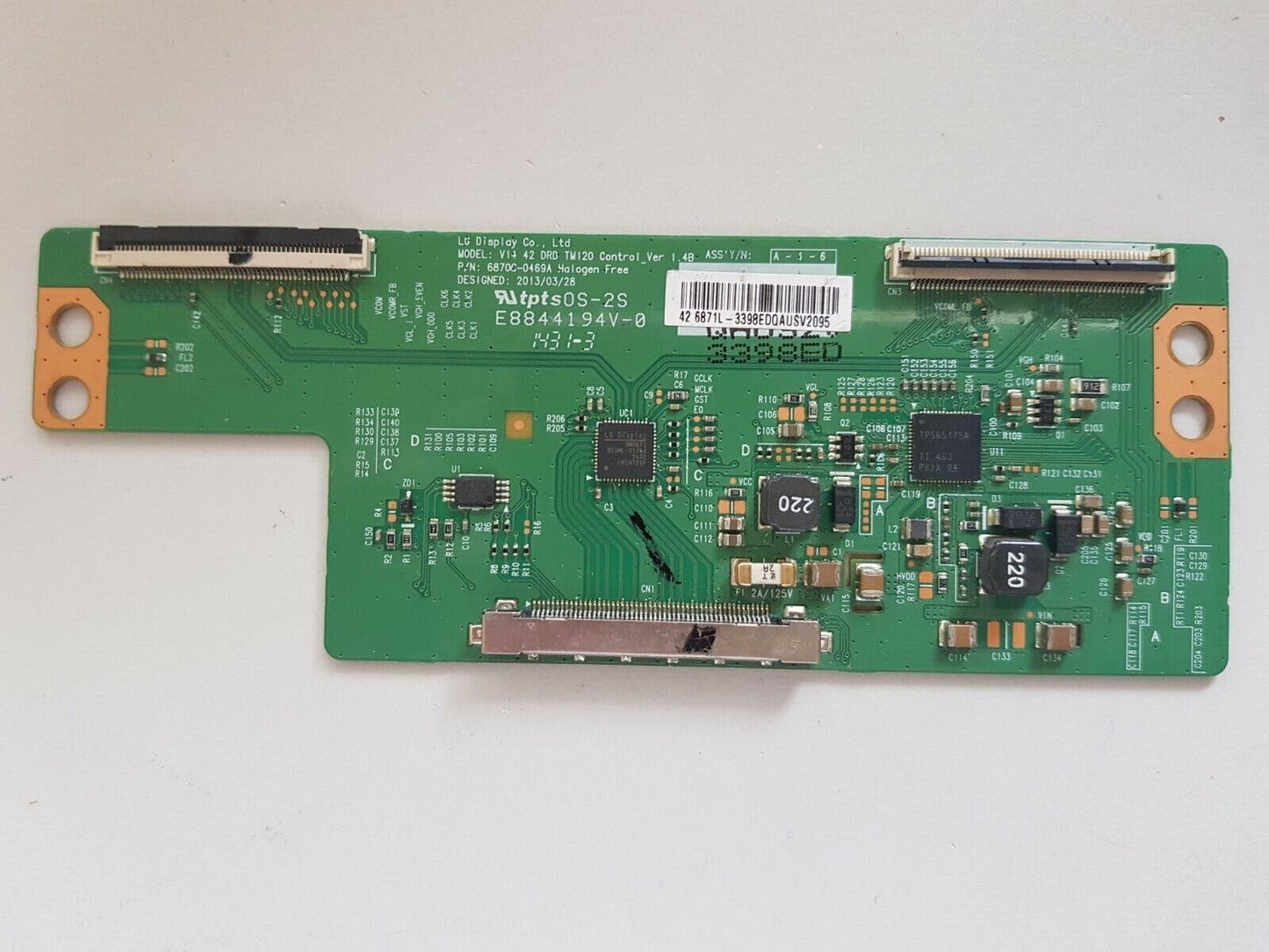 GENUINE SANYO FW42D25T T-CON BOARD 6870C-0469A 6871L-3398E