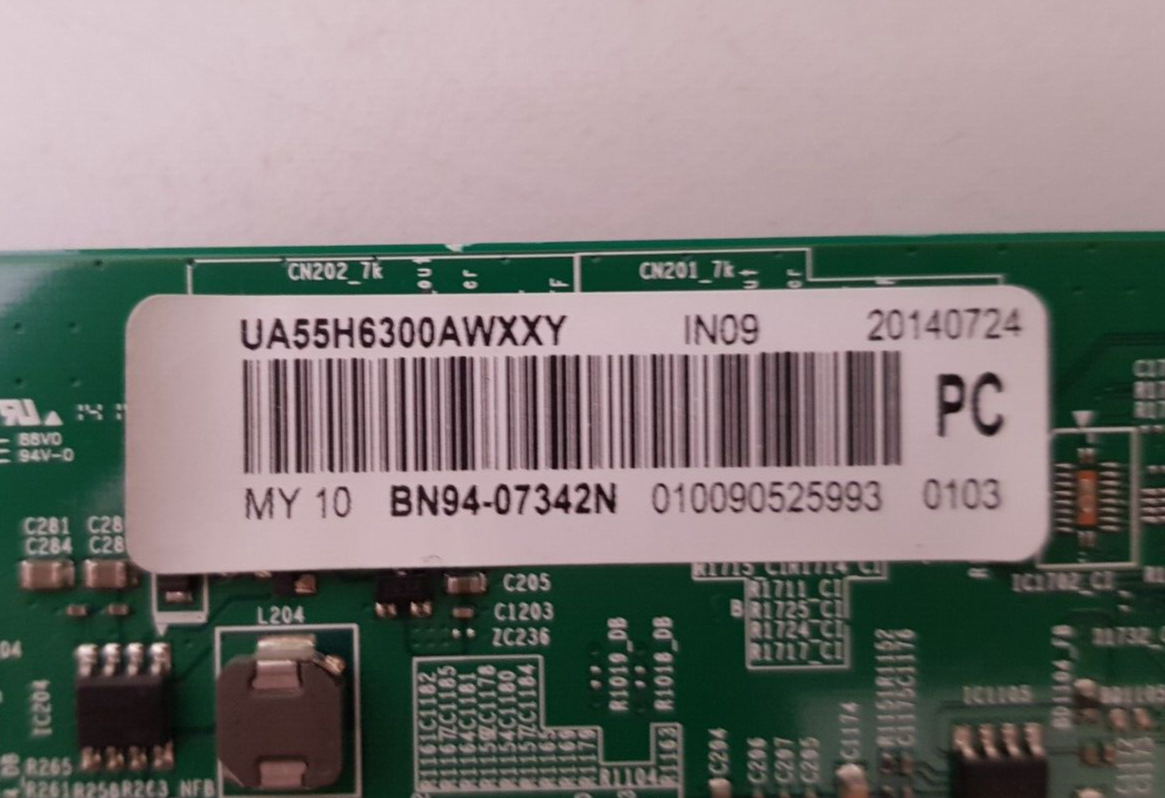 GENUINE SAMSUNG UA55H6300 AWXXY (VER AH02) MAIN BOARD BN94-07342N
