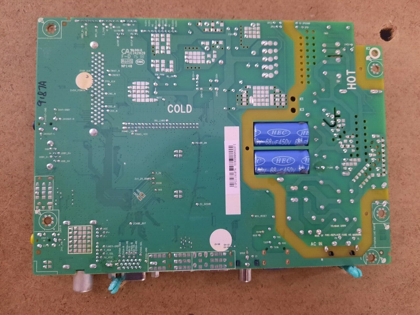 GENUINE TCL L40E3800 Main Board - 40-MS08BP-MAC2HG