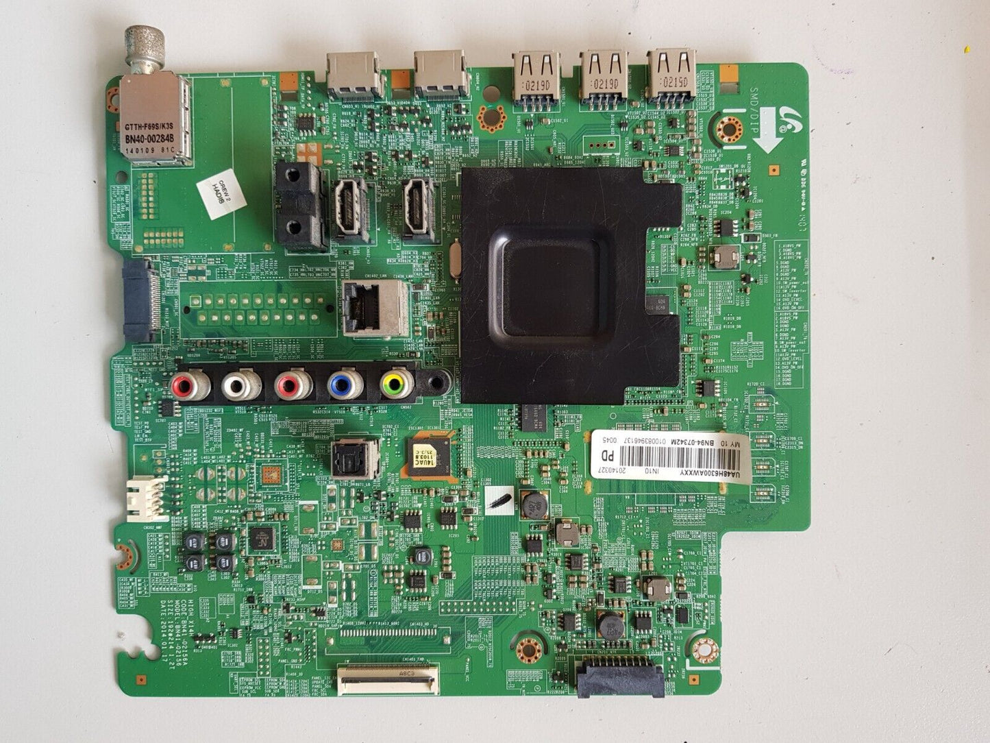 GENUINE SAMSUNG  UA48H6300 VER TD01 MAIN BOARD BN94-07342M BN41-02156A