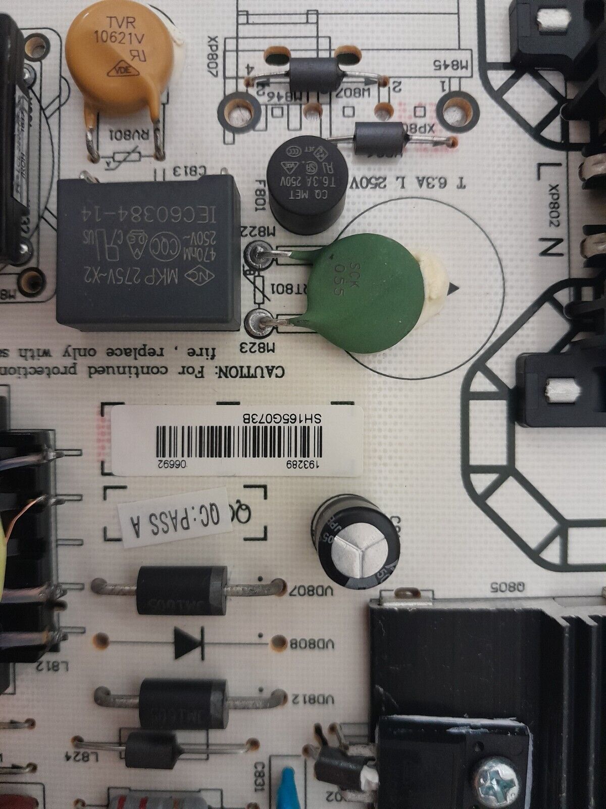 GENUINE HISENSE 40K3300UW POWER SUPPLY BOARD RSAG7.820.5687 HLL-4855WW
