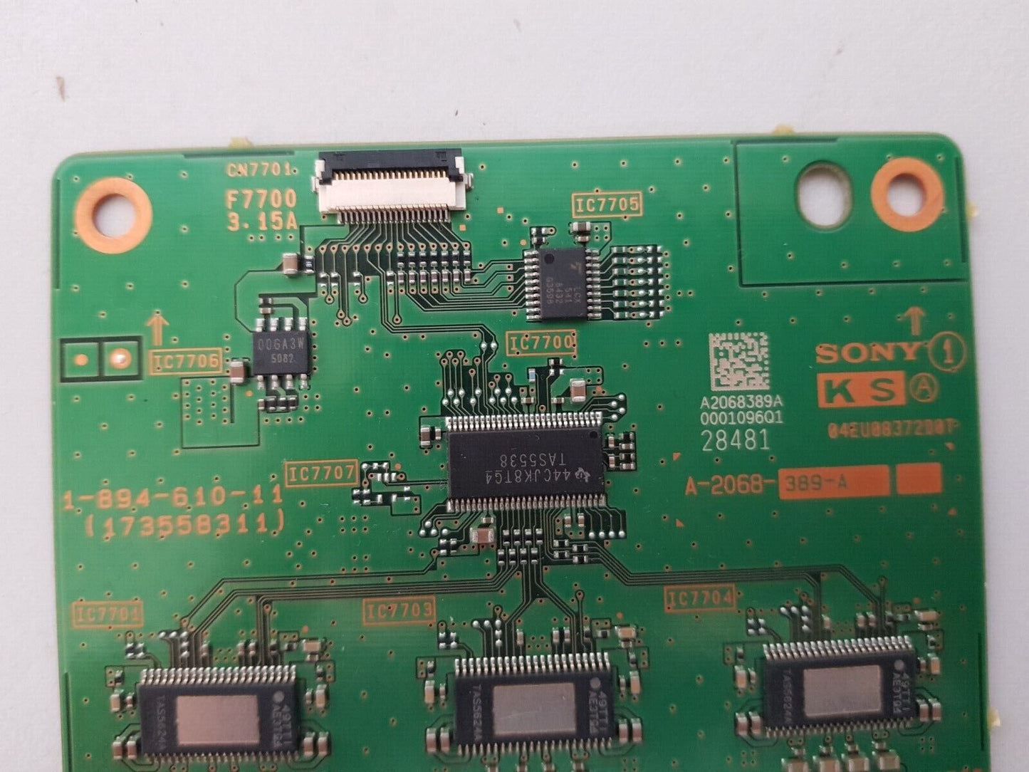 GENUINE SONY KD-65X9300C KS BOARD A2068389A 1-894-610-11