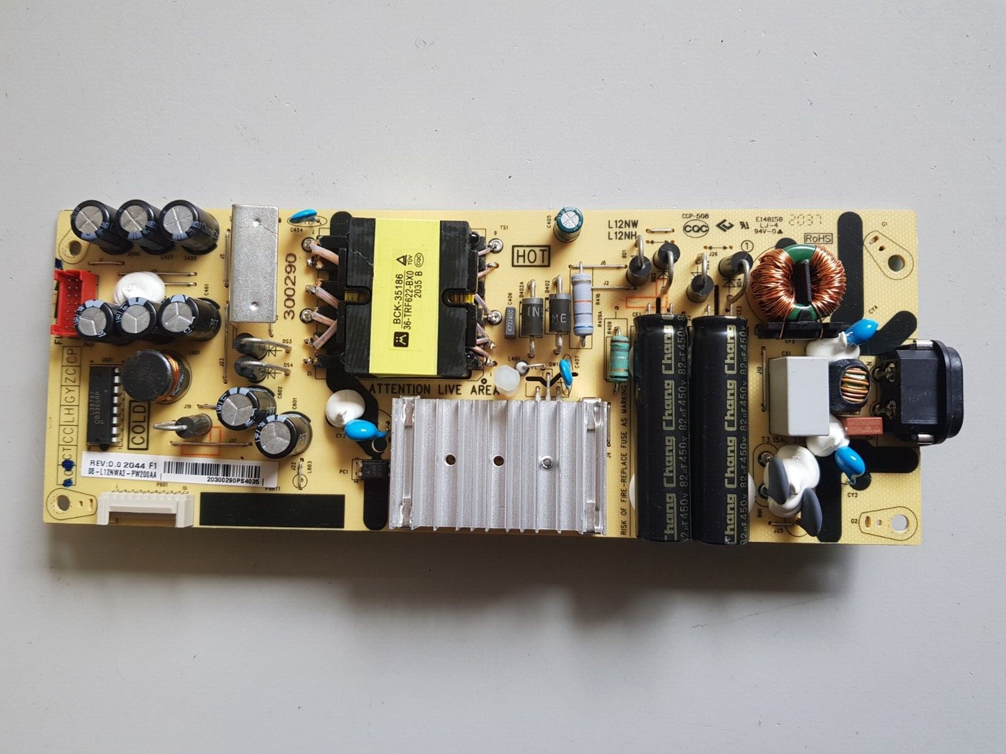 GENUINE FFALCON 50UF1 POWER SUPPLY BOARD 08-L12NWA2-PW200AA