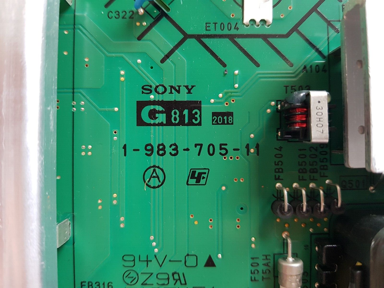 GENUINE SONY 55A9F POWER SUPPLY BOARD G813 APS-423(CH) 1-983-705-11 147471811