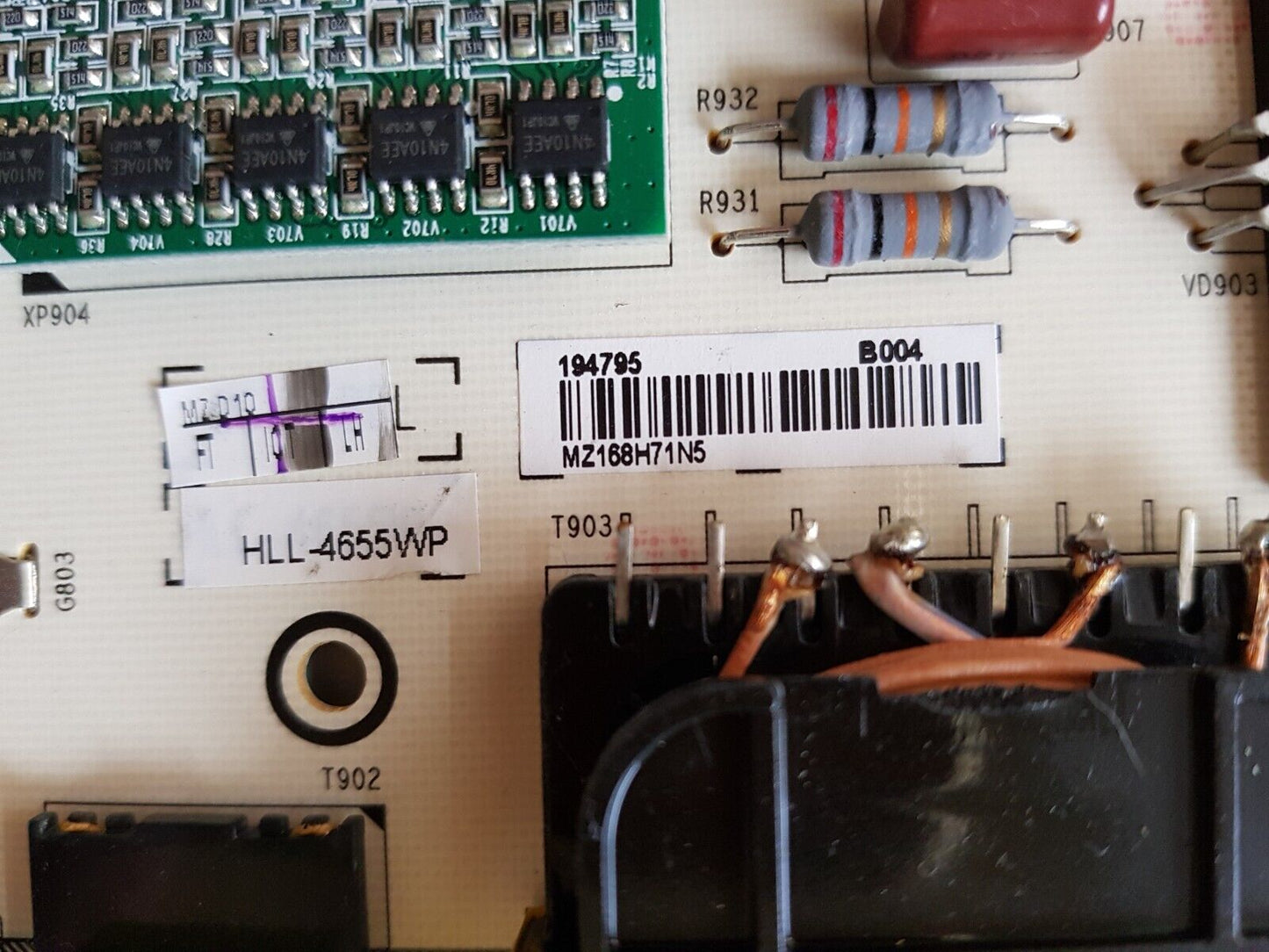 GENUINE HISENSE 55M7000UWG POWER SUPPLY BOARD RSAG7.820.6350/ROH HLL-4655WP