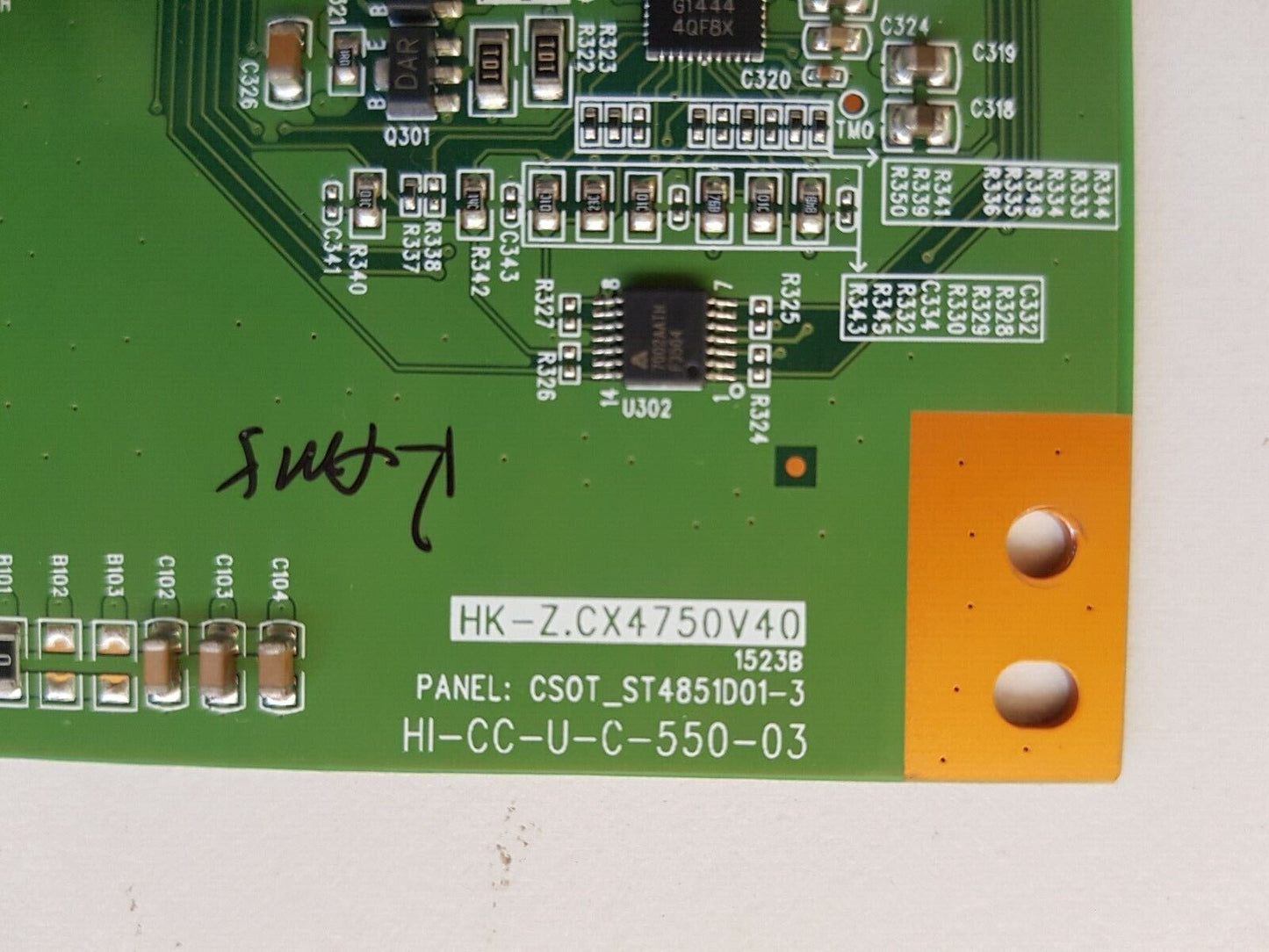 GENUINE VIANO LEDTV49FHD T-CON BOARD HK-Z.CX4750V40 HW-15090045-S03143