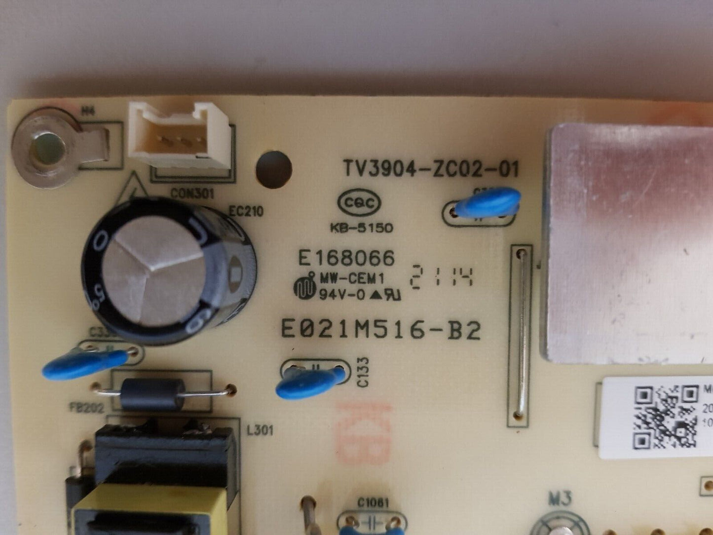 GENUINE BAUHN ATV40FHDG-0721 POWER SUPPLY BOARD TV3904-ZC02-01