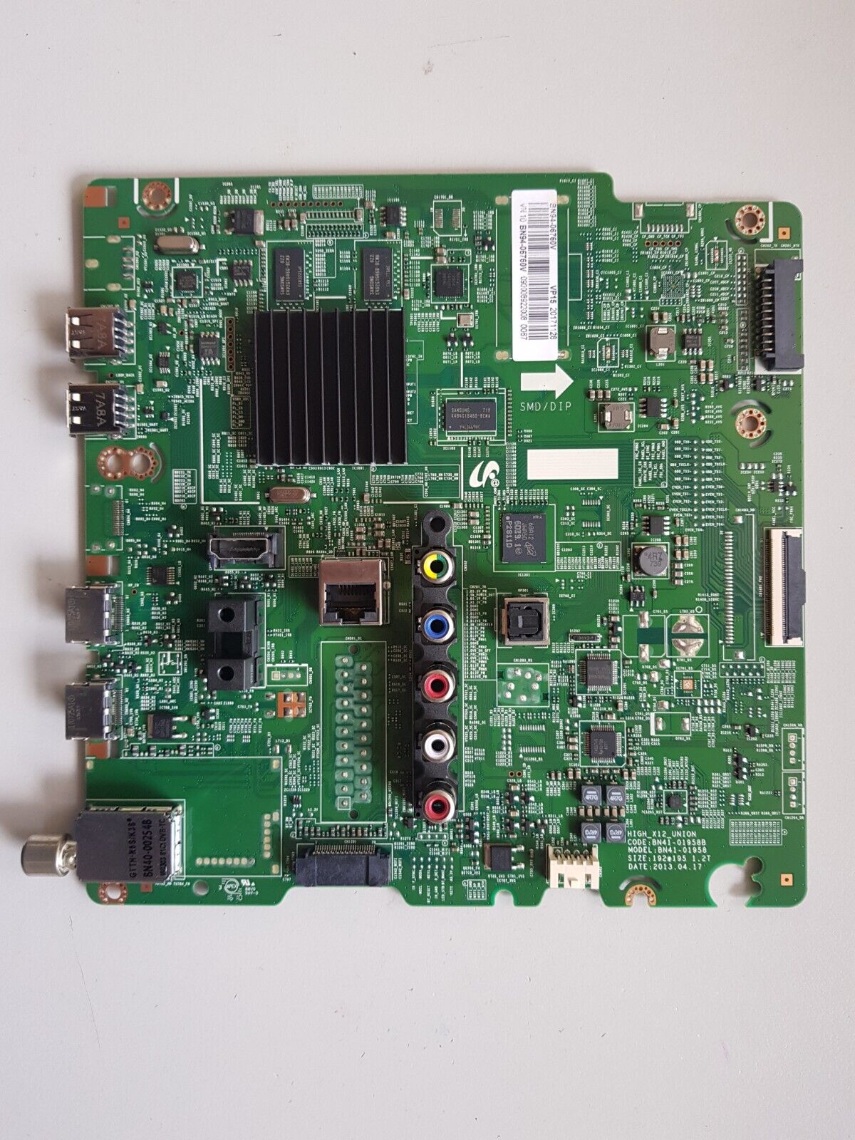 GENUINE SAMSUNG UA40F5500 VER HS01 MAIN BOARD BN94-06760V BN41-01958B