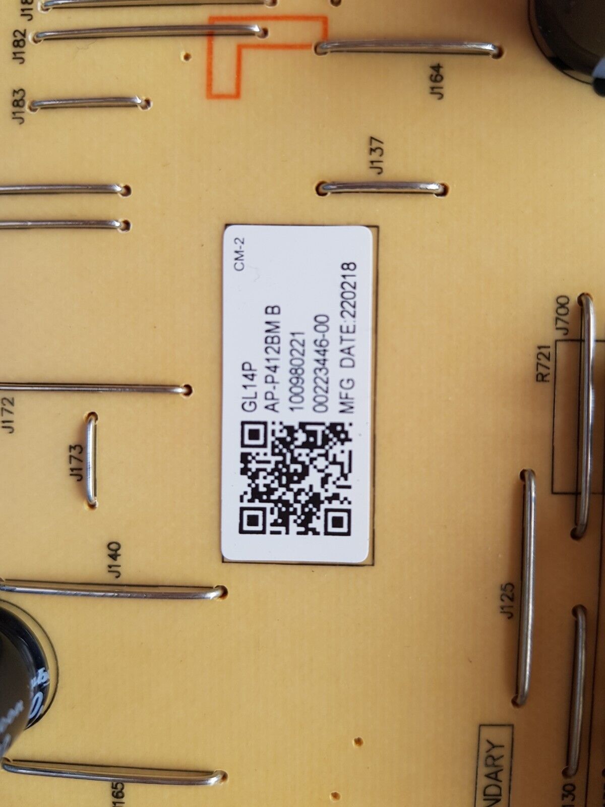 GENUINE SONY KD 75X80J POWER SUPPLY BOARD GL14 AP-P412BM 2955071104 1-009-802-21