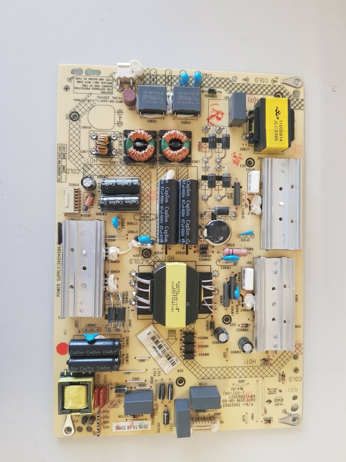 GENUINE KOGAN KALED49SUHDZA POWER SUPPLY BOARD 34014586 35021503
