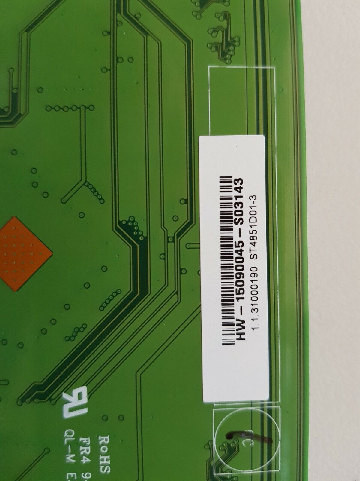 GENUINE VIANO LEDTV49FHD T-CON BOARD HK-Z.CX4750V40 HW-15090045-S03143
