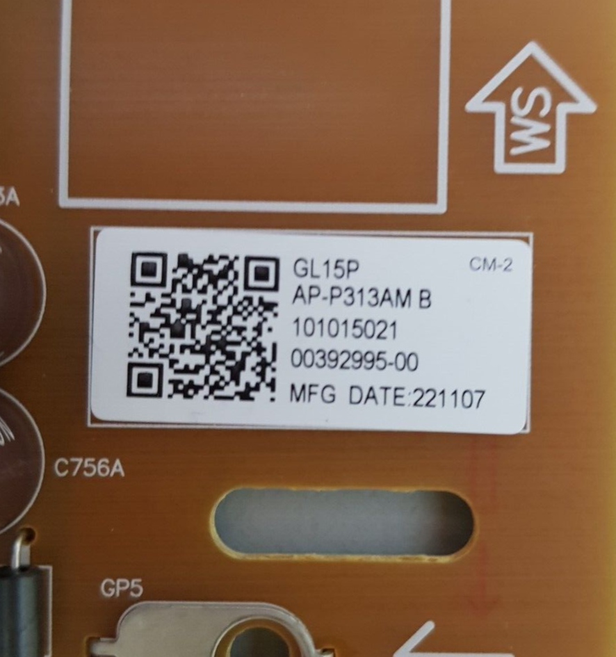 GENUINE SONY KD 65X80L POWER SUPPLY BOARD GL15 AP-P313AM 2955071205