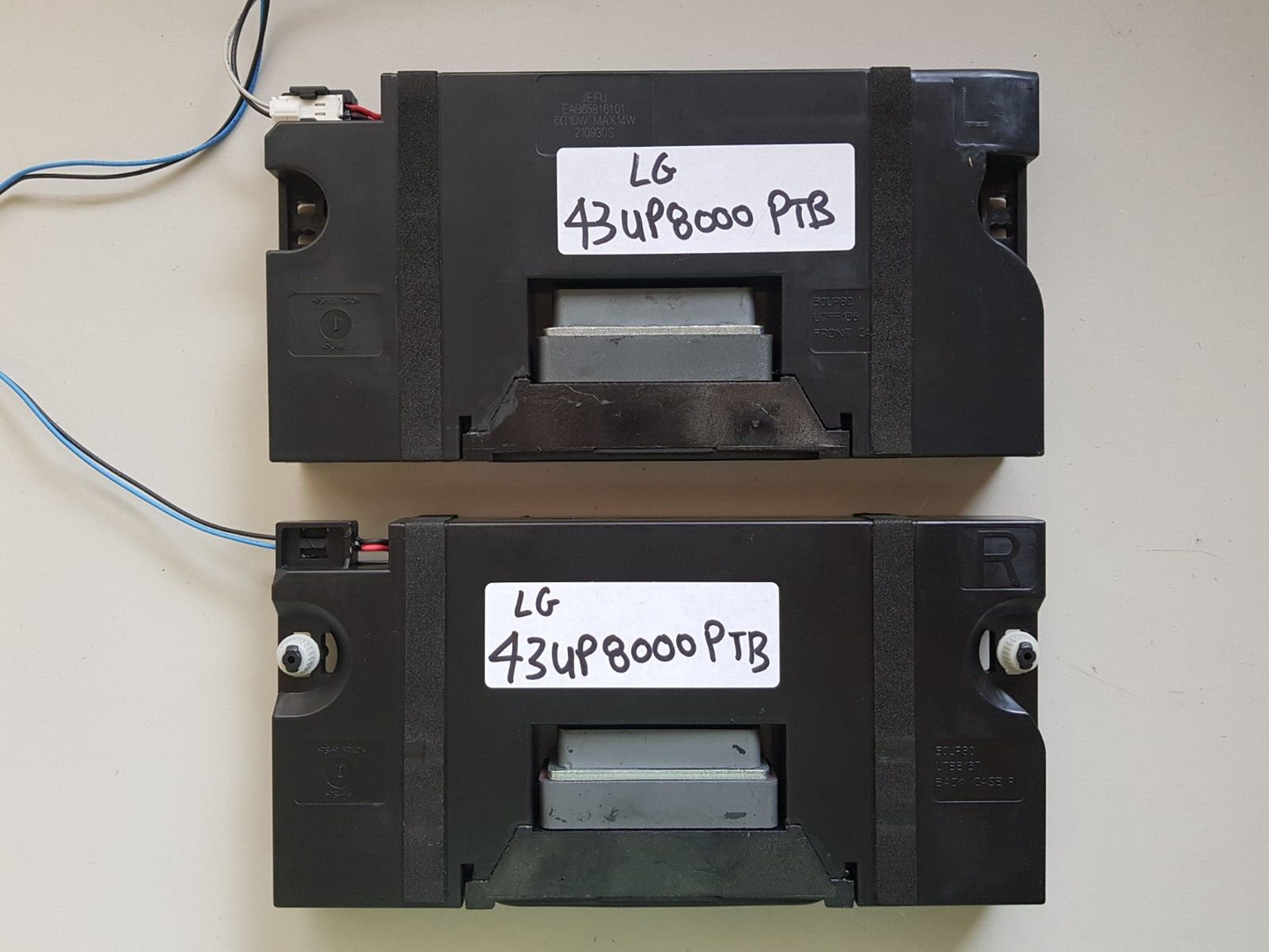 GENUINE LG 43UP8000 L&R SPEAKERS EAB65816101 EAB65816102