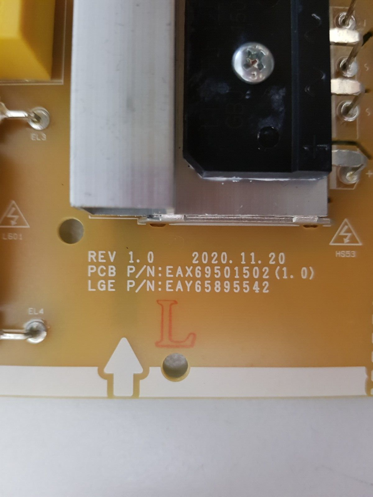 GENUINE LG 75UQ9000PSD POWER SUPPLY BOARD EAX69501502 LGP75NT-21U1 EAY65895542