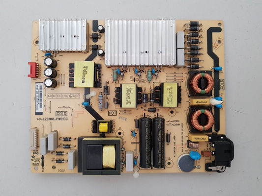 GENUINE TCL 65P8S POWER SUPPLY BOARD 40-L201W8-PWB1CG 08-L201W74-PW200AA