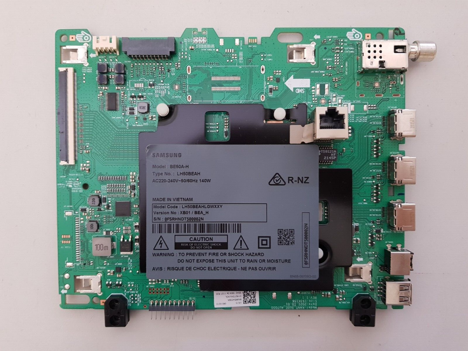 GENUINE SAMSUNG BE50A-H LH50BEAHLGWXXY (VER XB01) MAIN BOARD BN96-54338A