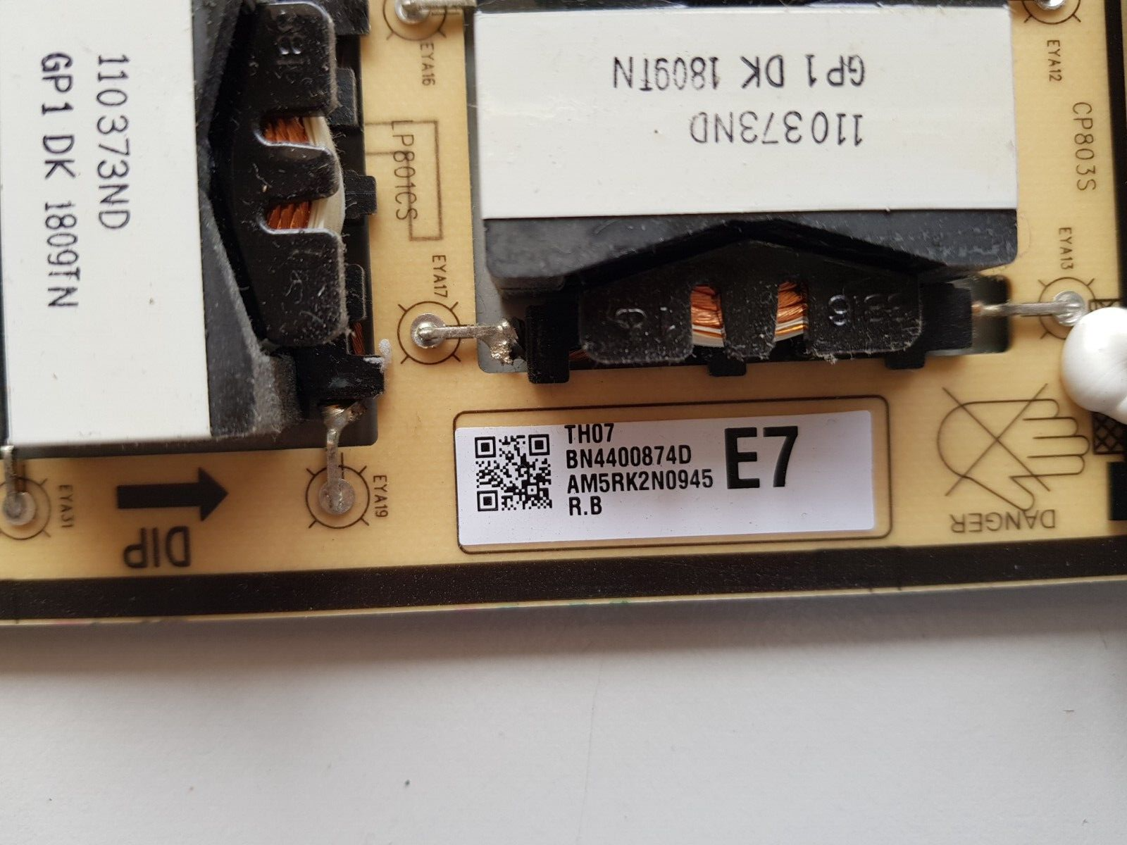 GENUINE SAMSUNG UA75NU8000 QA75Q6FNAW POWER SUPPLY BOARD BN44-00874D L75E7NR_NHS