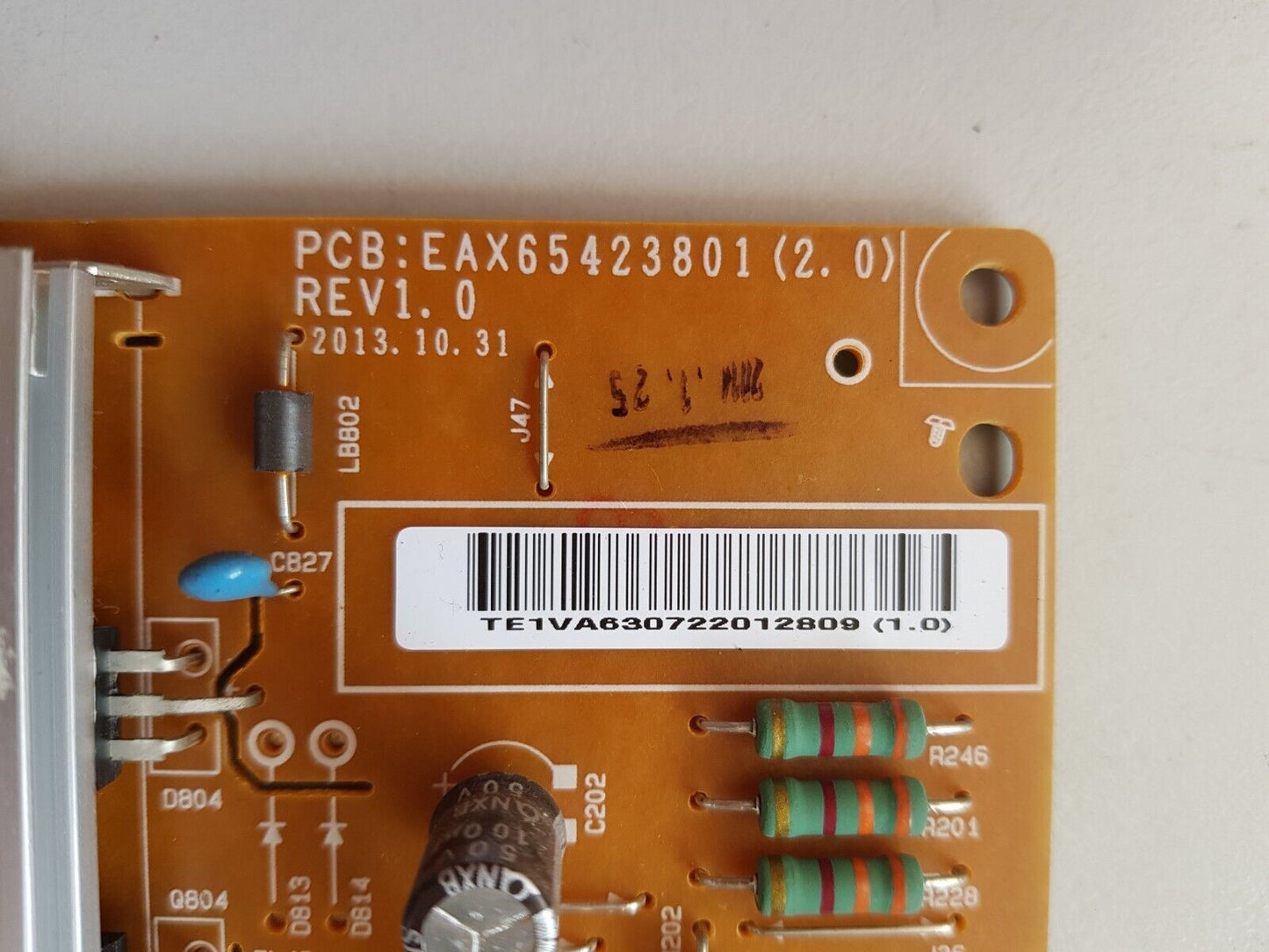 GENUINE LG 60LB5610 POWER SUPPLY BOARD EAY63072201 EAX65423801 (2.0)