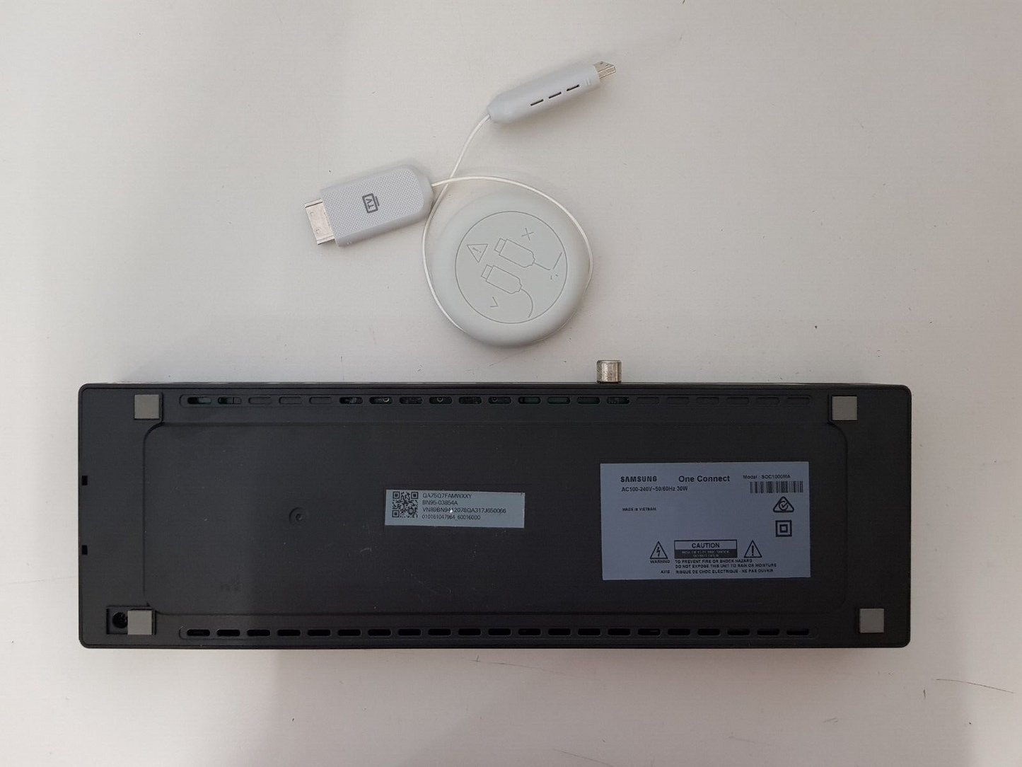 GENUINE SAMSUNG QA75Q7FAM WXXY ONE CONNECT BOX & CABLE SOC1000MA BN95-03854A