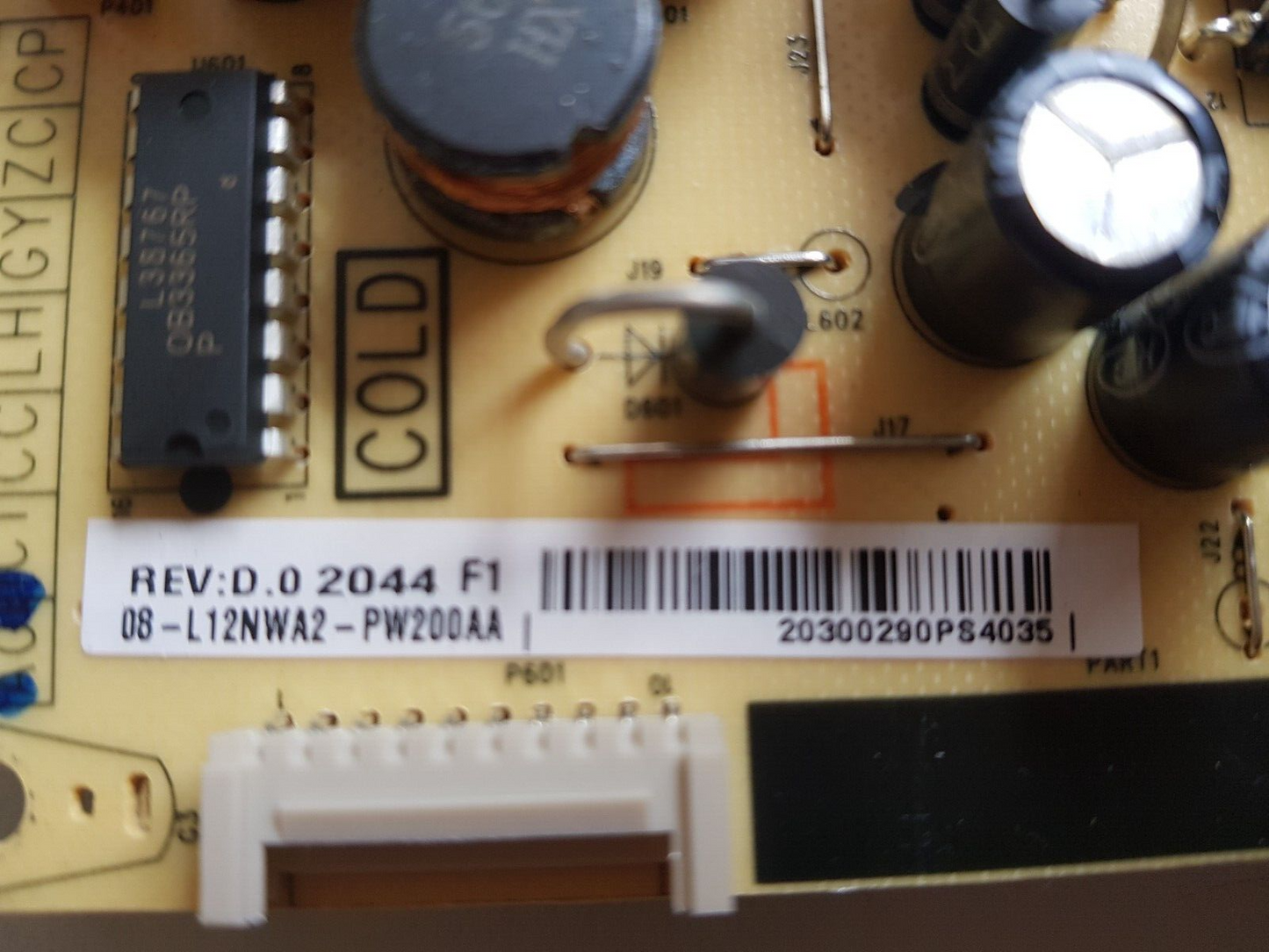 GENUINE FFALCON 50UF1 POWER SUPPLY BOARD 08-L12NWA2-PW200AA