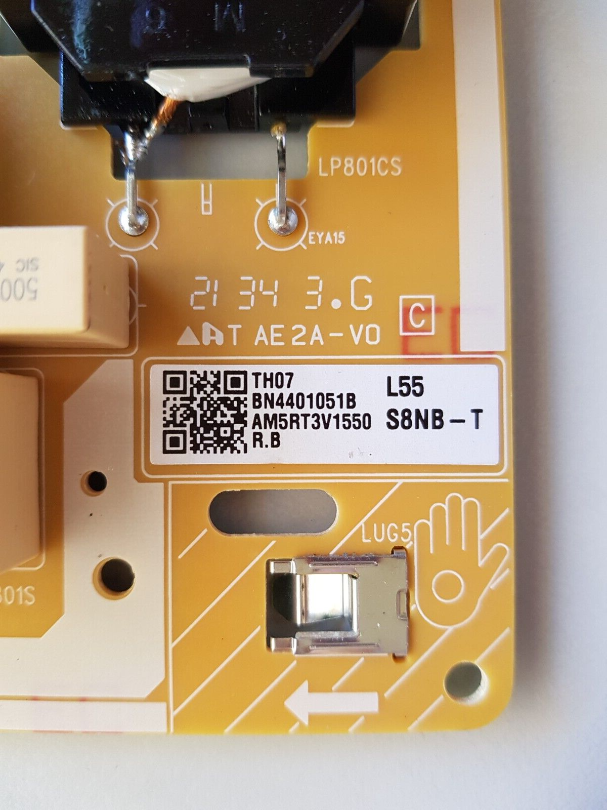 GENUINE SAMSUNG QA55Q80BAW POWER SUPPLY BOARD BN44-01051B L55S8NB_THS