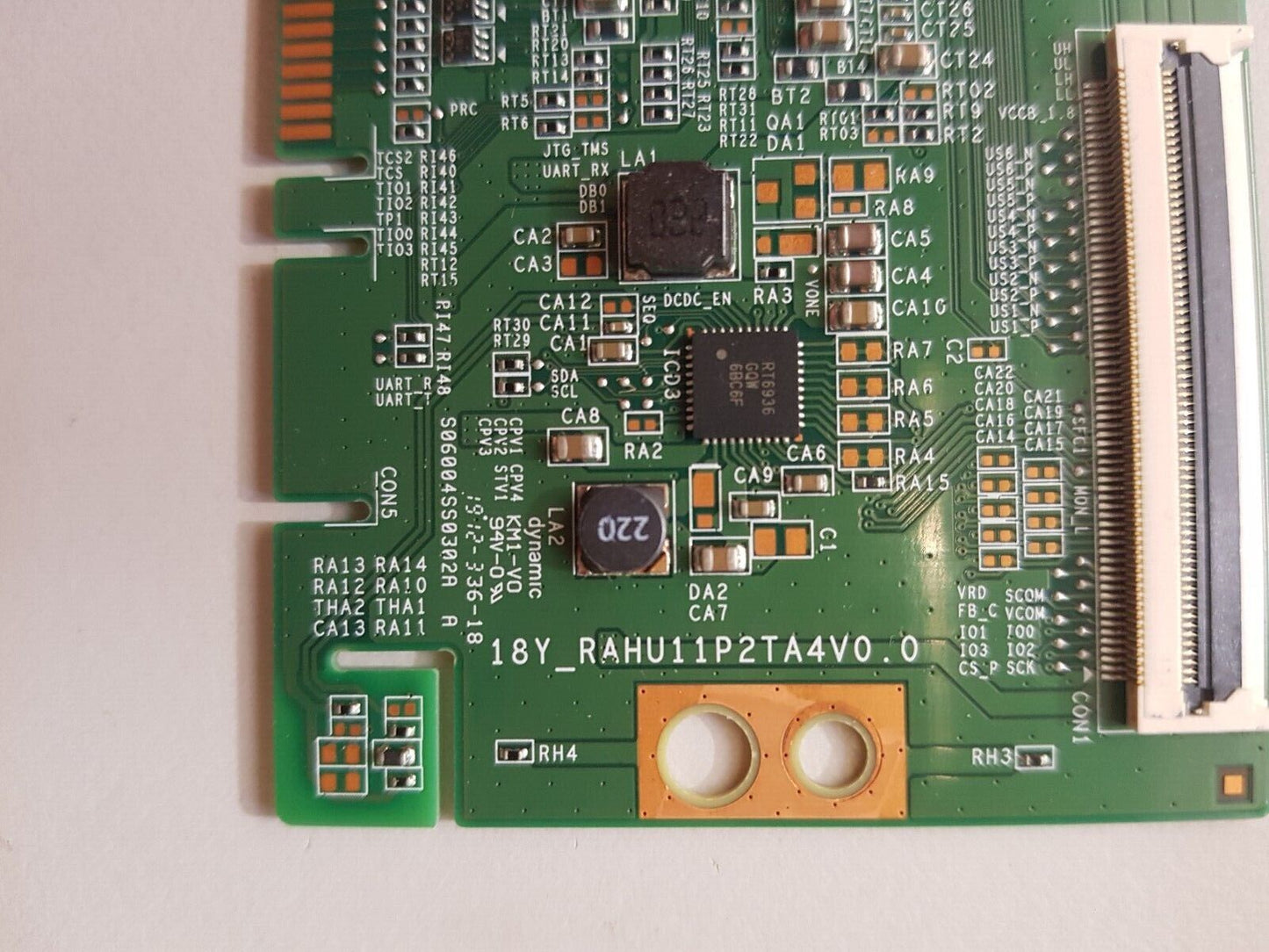 GENUINE FFALCON 65UF1 EKO K65USG T-CON BOARD 18Y_RAHU11P2TA4V0.0