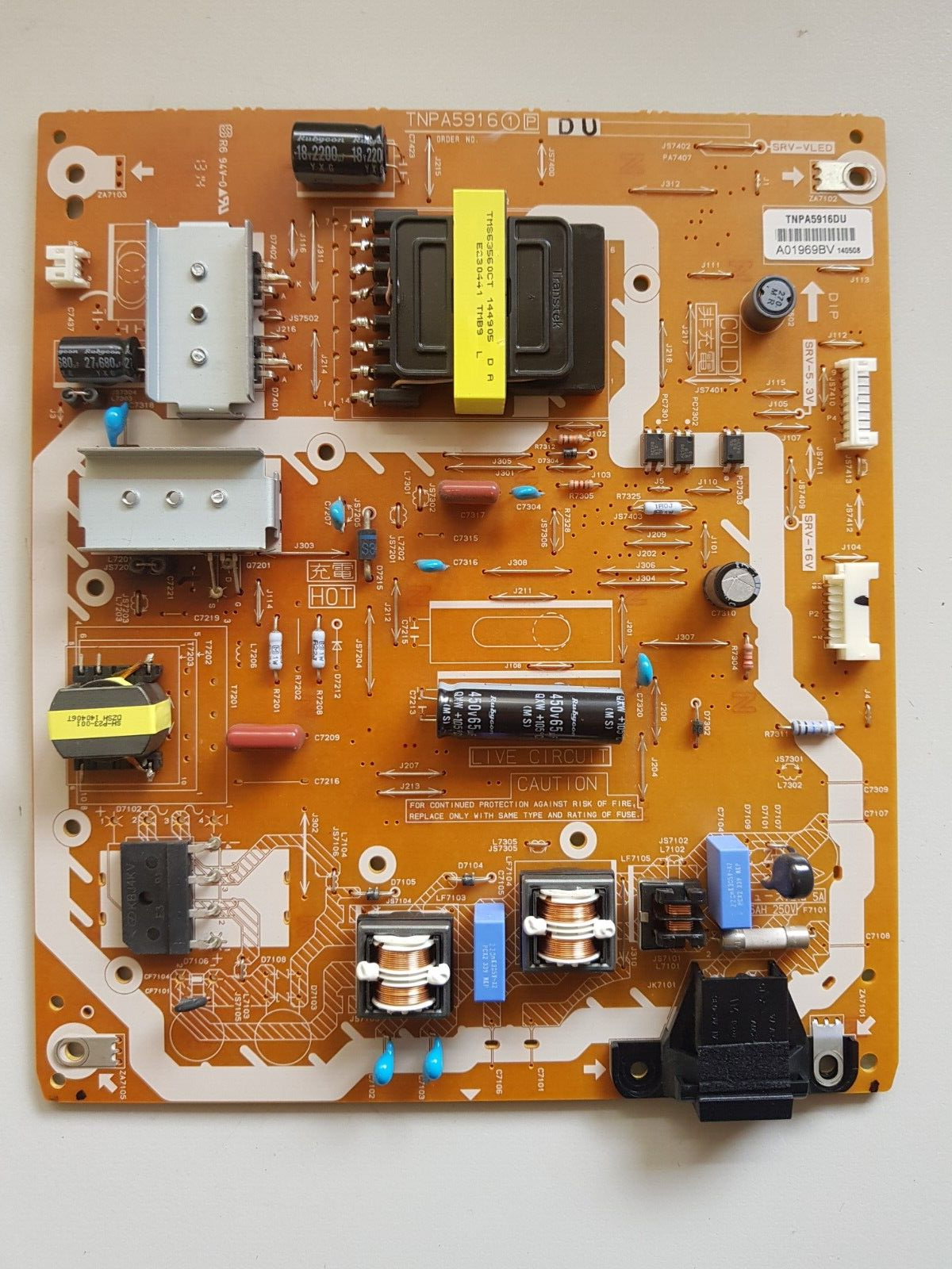 GENUINE PANASONIC TH-50AS640A POWER SUPPLY BOARD TNPA5916(1P)