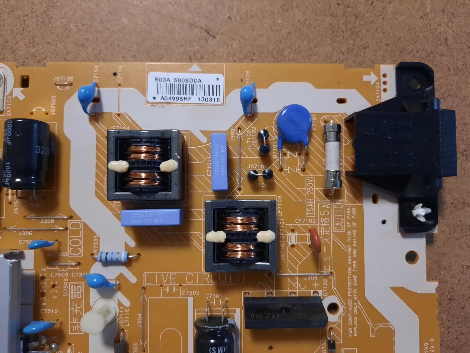 GENUINE PANASONIC TX-L32B6B Power Supply Board - TNPA5808(1)(P)