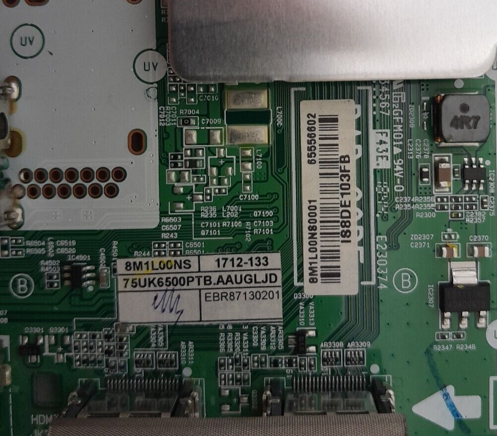 GENUINE LG 75UK6500 PTB MAIN BOARD EAX67872805 EBR87130201 EBT65556602