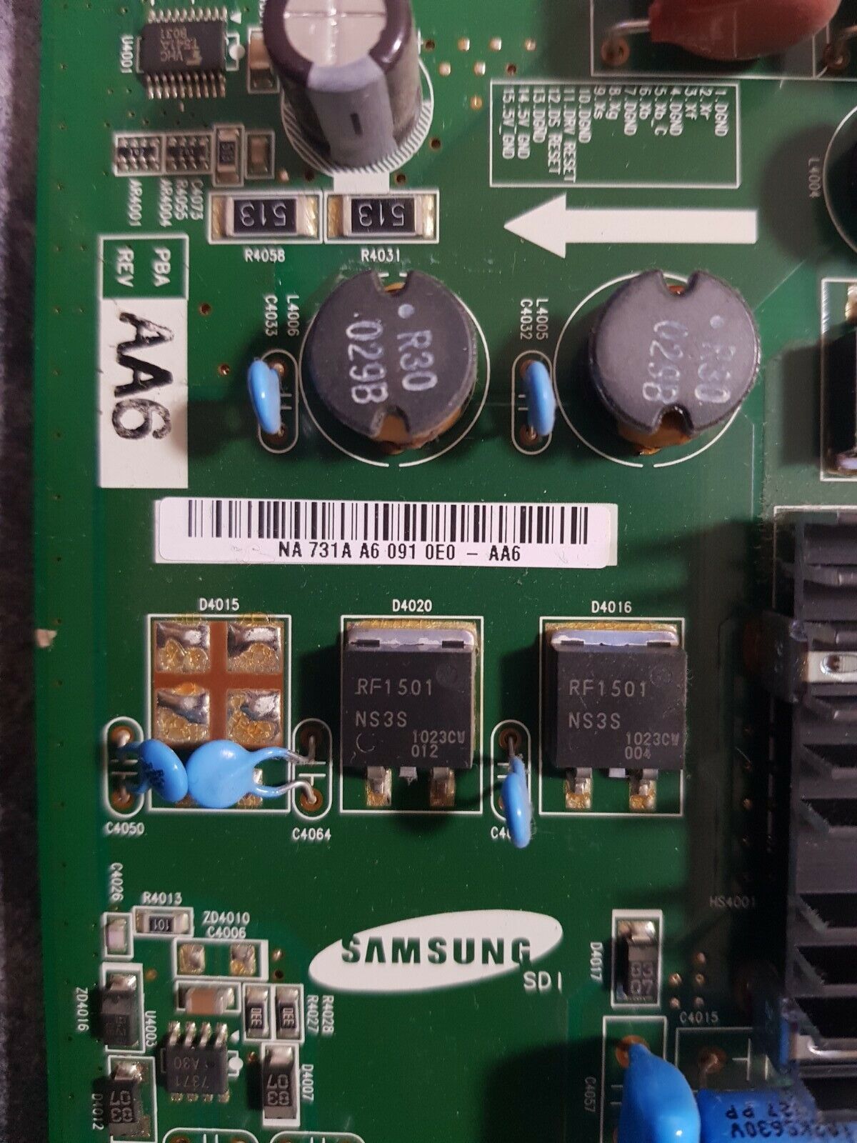 GENUINE Samsung PS50C6500 X-Main Board - BN96-12960A LJ41-08467A LJ92-01731A