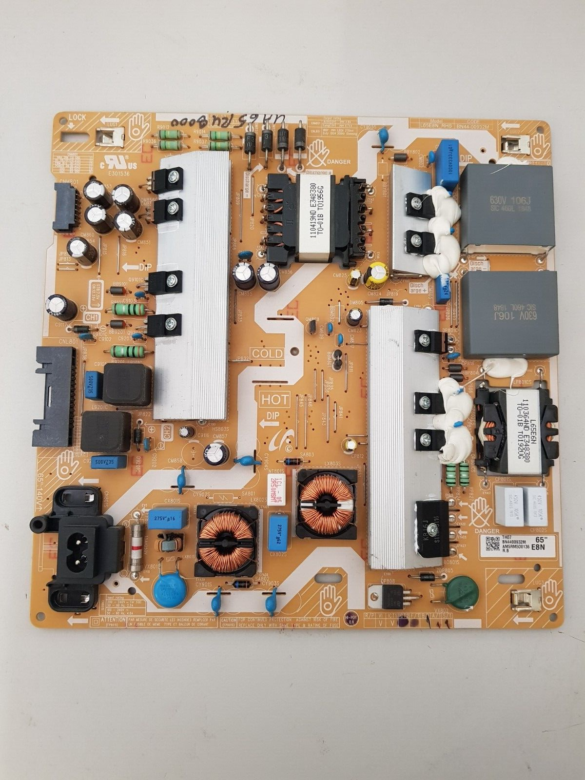 GENUINE SAMSUNG UA65RU8000 POWER SUPPLY BOARD BN44-00932M
