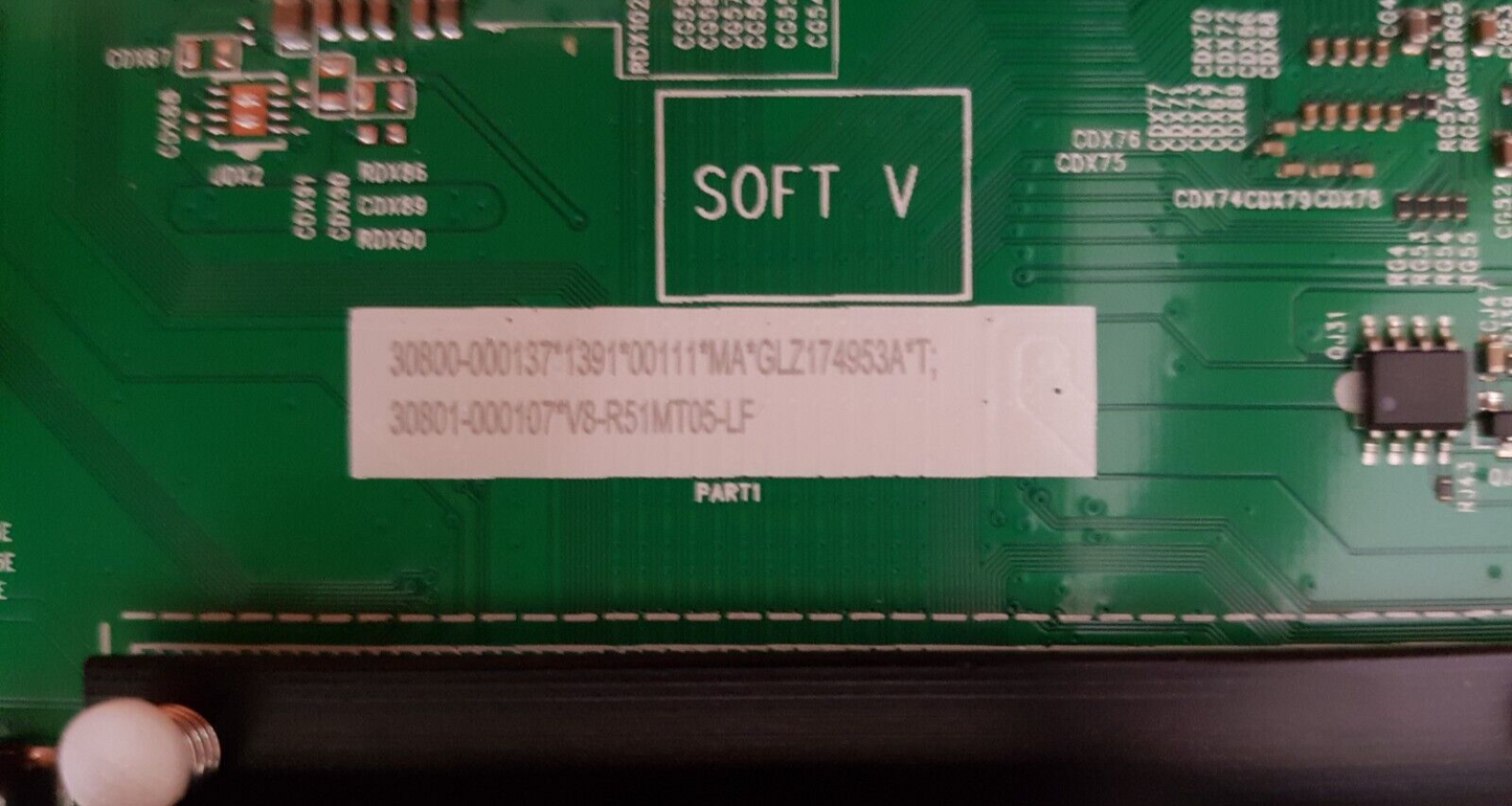 GENUINE TCL 55C725 MAIN BOARD 40-R51MG3-MAA2HG RT2851M RT2851 V8-R51MT05-LF