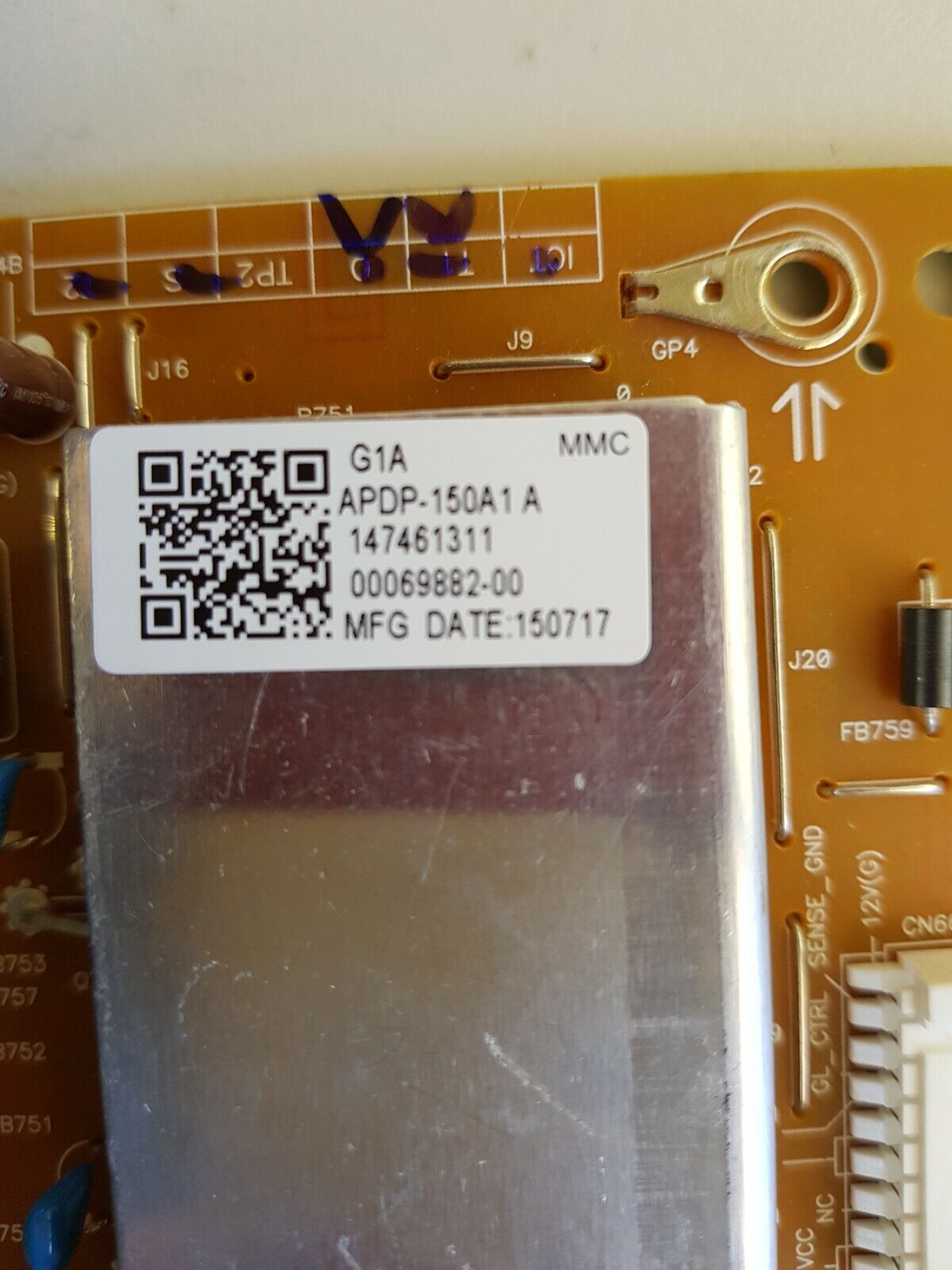 GENUINE SONY KD-55X9000C G1A POWER SUPPLY BOARD APDP-150A1